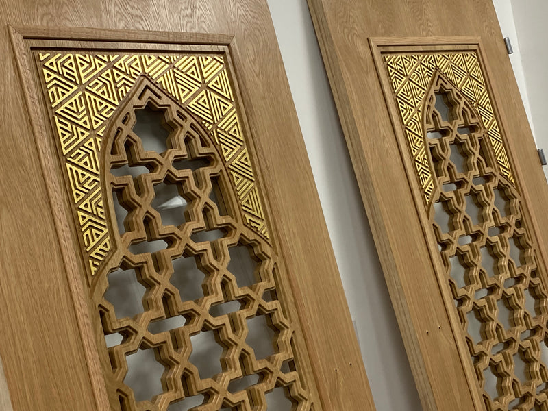 Solid Oak Mosque Doors